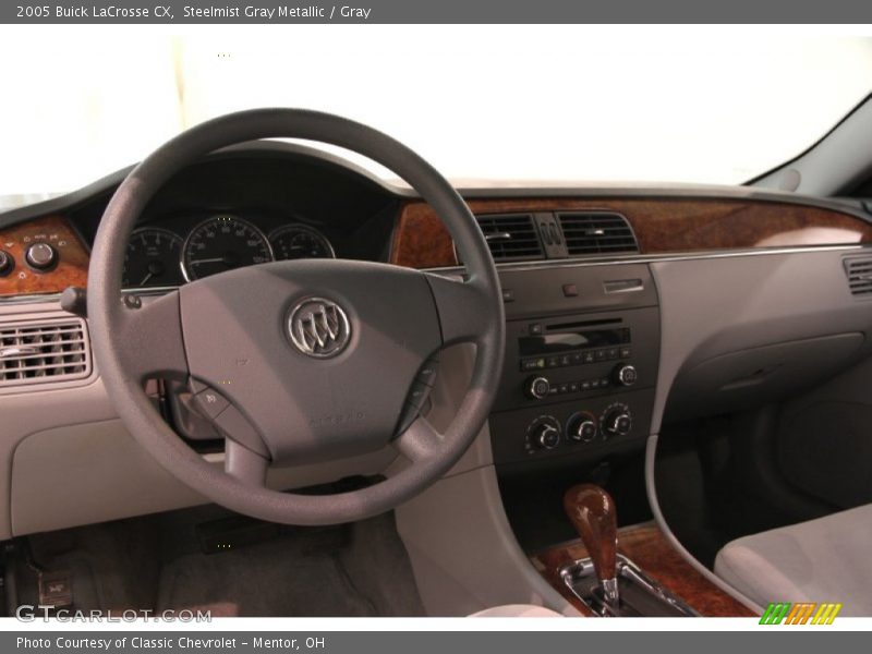 Steelmist Gray Metallic / Gray 2005 Buick LaCrosse CX
