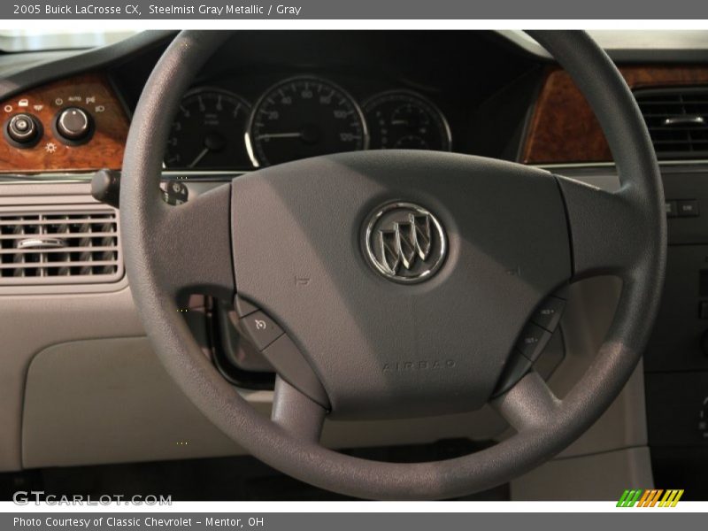 Steelmist Gray Metallic / Gray 2005 Buick LaCrosse CX