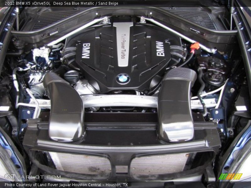 Deep Sea Blue Metallic / Sand Beige 2012 BMW X5 xDrive50i