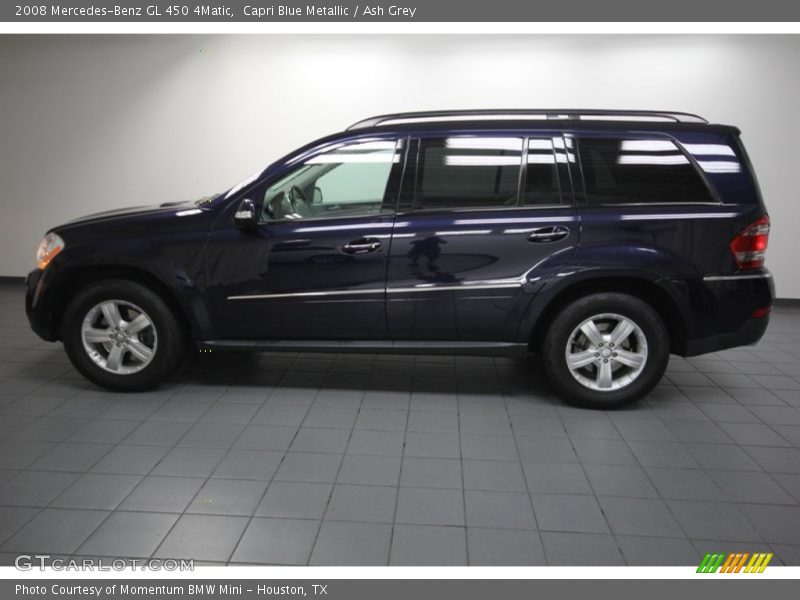 Capri Blue Metallic / Ash Grey 2008 Mercedes-Benz GL 450 4Matic