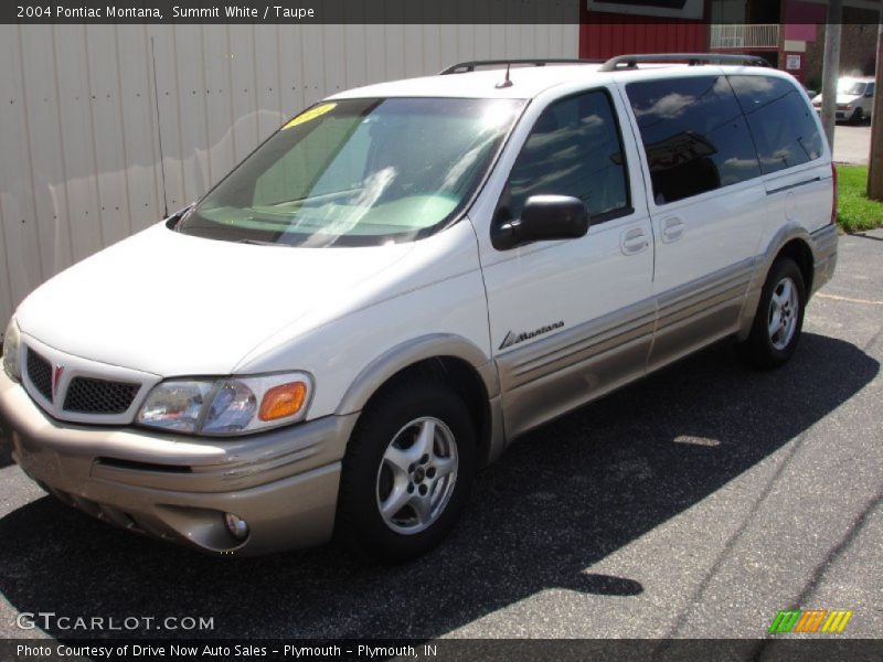 Summit White / Taupe 2004 Pontiac Montana