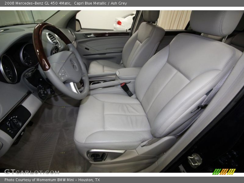 Capri Blue Metallic / Ash Grey 2008 Mercedes-Benz GL 450 4Matic
