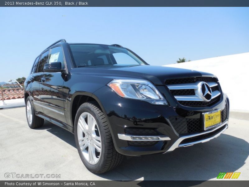 Black / Black 2013 Mercedes-Benz GLK 350