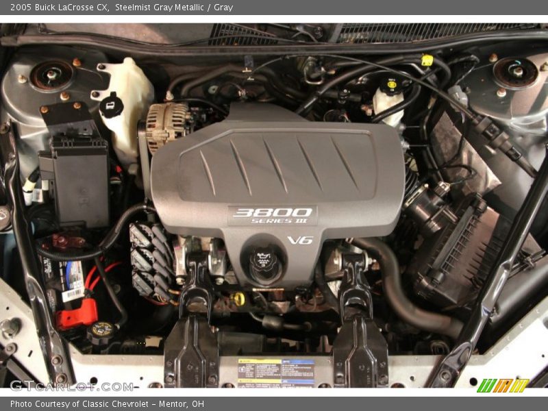 Steelmist Gray Metallic / Gray 2005 Buick LaCrosse CX
