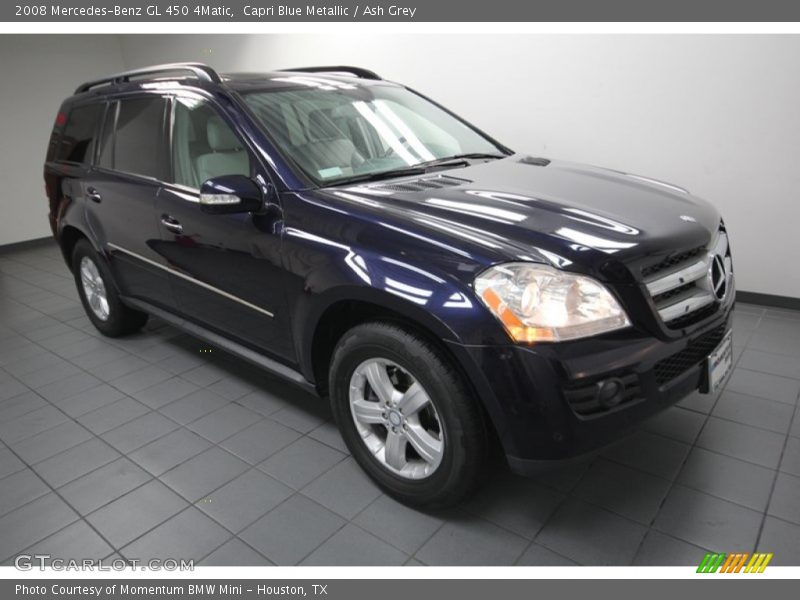 Capri Blue Metallic / Ash Grey 2008 Mercedes-Benz GL 450 4Matic