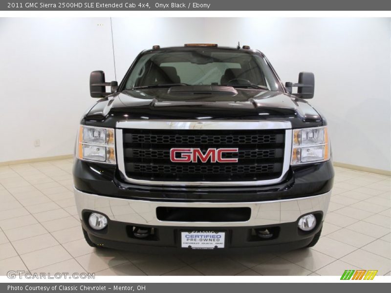 Onyx Black / Ebony 2011 GMC Sierra 2500HD SLE Extended Cab 4x4