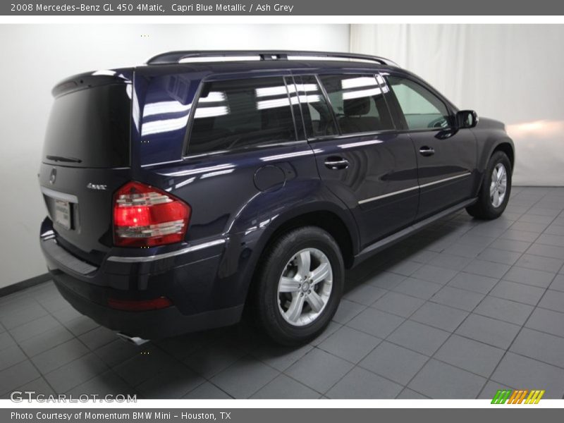 Capri Blue Metallic / Ash Grey 2008 Mercedes-Benz GL 450 4Matic