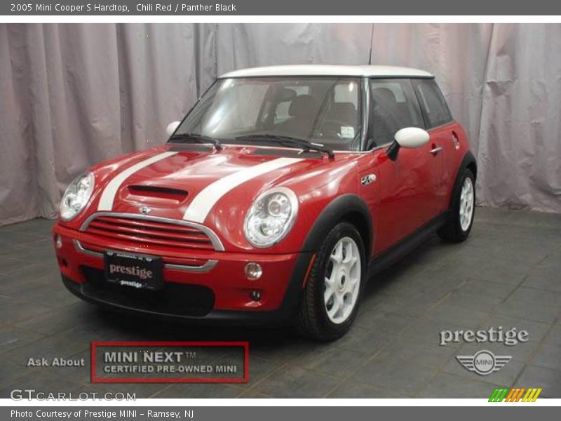 Chili Red / Panther Black 2005 Mini Cooper S Hardtop