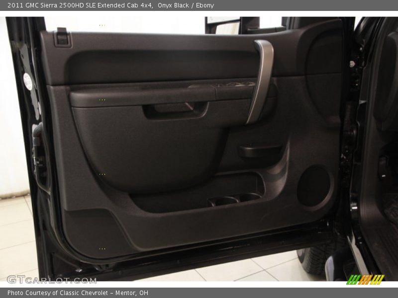 Onyx Black / Ebony 2011 GMC Sierra 2500HD SLE Extended Cab 4x4
