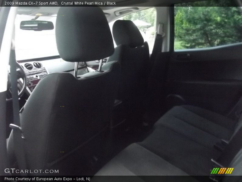 Crystal White Pearl Mica / Black 2009 Mazda CX-7 Sport AWD