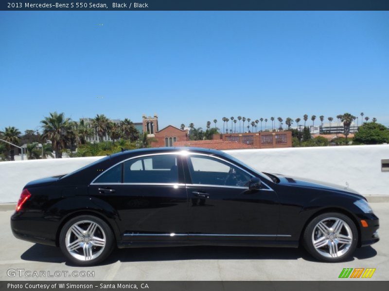 Black / Black 2013 Mercedes-Benz S 550 Sedan
