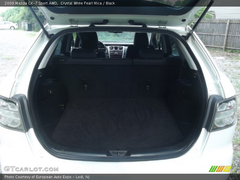 Crystal White Pearl Mica / Black 2009 Mazda CX-7 Sport AWD