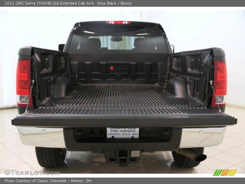 Onyx Black / Ebony 2011 GMC Sierra 2500HD SLE Extended Cab 4x4
