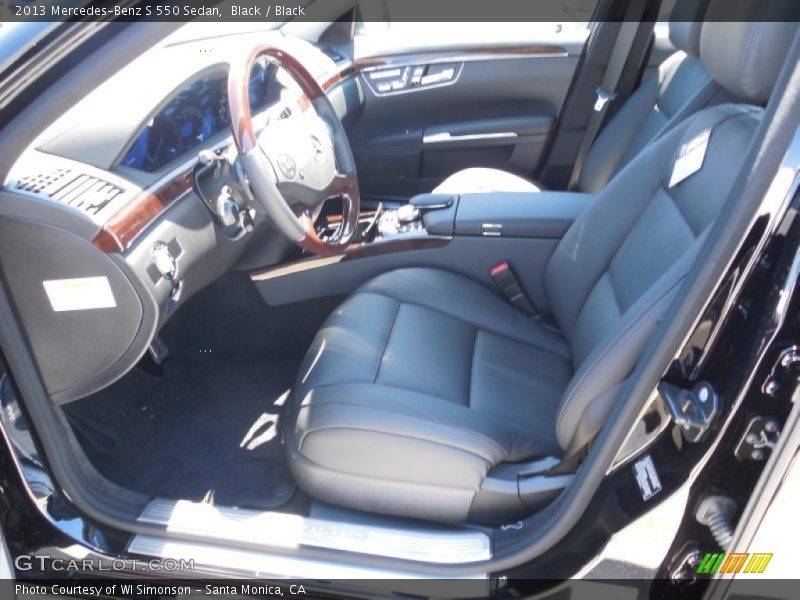 Black / Black 2013 Mercedes-Benz S 550 Sedan