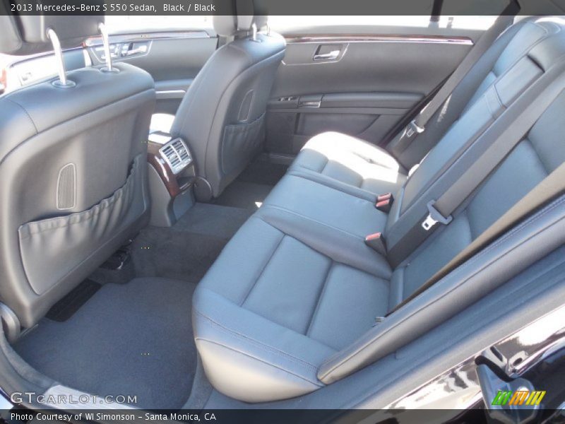 Black / Black 2013 Mercedes-Benz S 550 Sedan