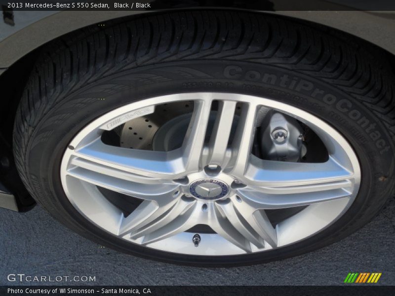 Black / Black 2013 Mercedes-Benz S 550 Sedan
