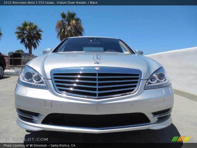 Iridium Silver Metallic / Black 2013 Mercedes-Benz S 550 Sedan