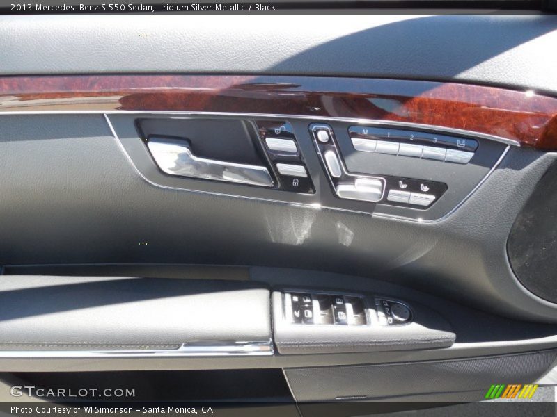 Iridium Silver Metallic / Black 2013 Mercedes-Benz S 550 Sedan