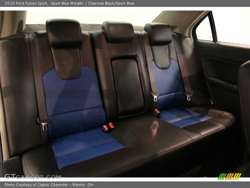 Sport Blue Metallic / Charcoal Black/Sport Blue 2010 Ford Fusion Sport