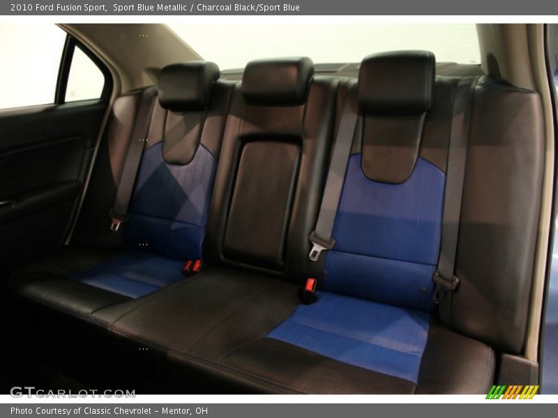 Sport Blue Metallic / Charcoal Black/Sport Blue 2010 Ford Fusion Sport