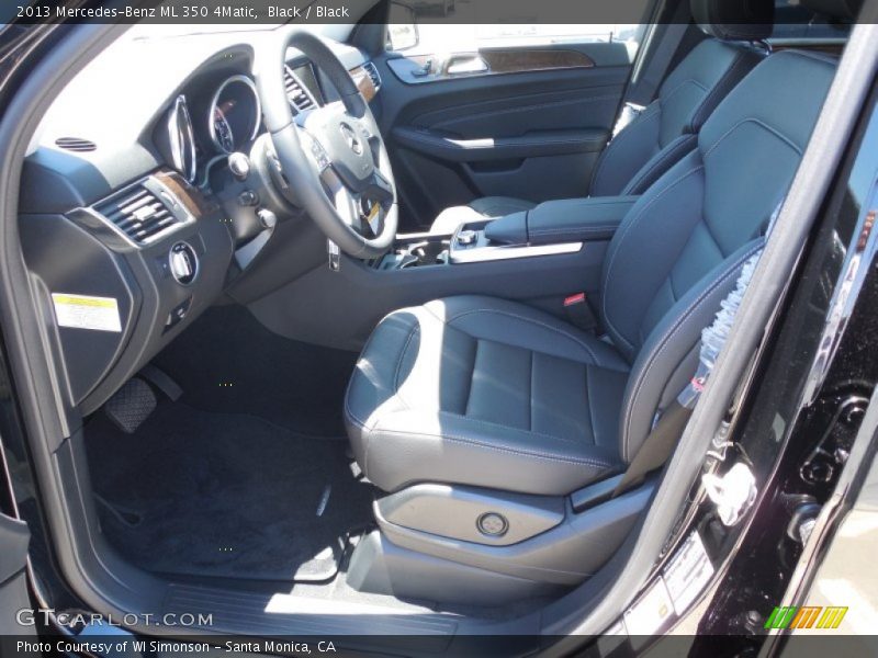 Black / Black 2013 Mercedes-Benz ML 350 4Matic