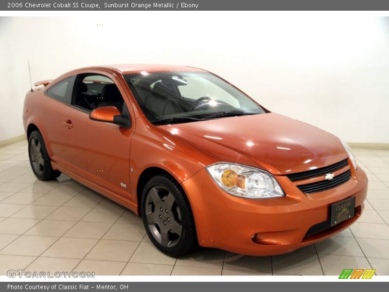 Sunburst Orange Metallic / Ebony 2006 Chevrolet Cobalt SS Coupe