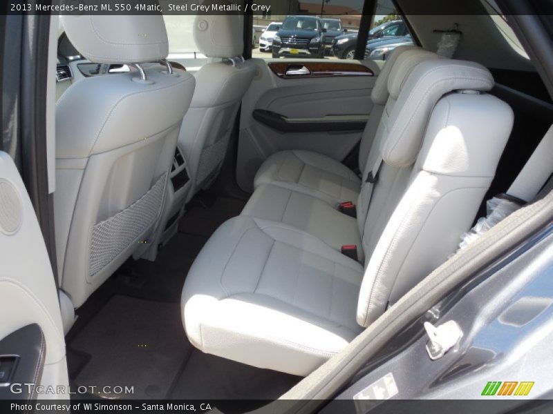 Steel Grey Metallic / Grey 2013 Mercedes-Benz ML 550 4Matic