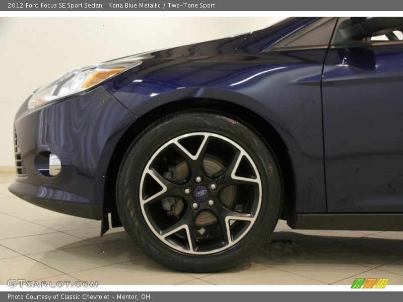 Kona Blue Metallic / Two-Tone Sport 2012 Ford Focus SE Sport Sedan