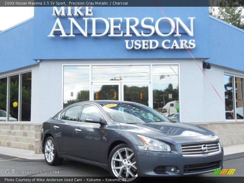 Precision Gray Metallic / Charcoal 2009 Nissan Maxima 3.5 SV Sport