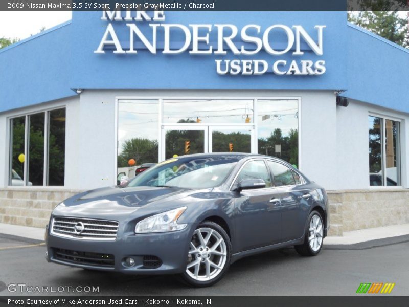 Precision Gray Metallic / Charcoal 2009 Nissan Maxima 3.5 SV Sport