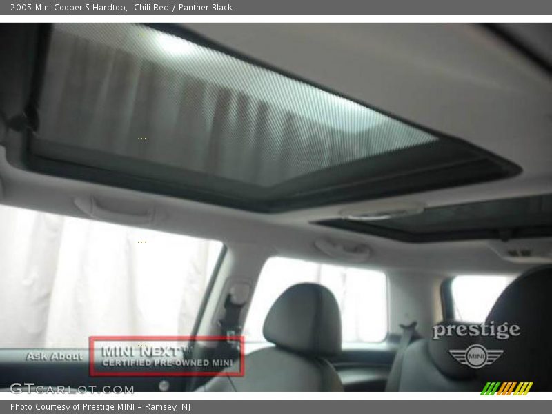 Chili Red / Panther Black 2005 Mini Cooper S Hardtop