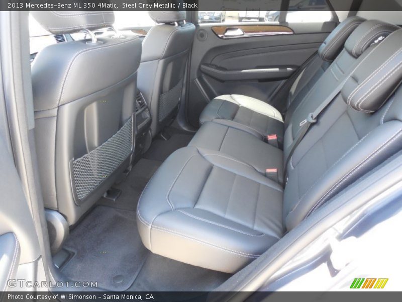 Steel Grey Metallic / Black 2013 Mercedes-Benz ML 350 4Matic