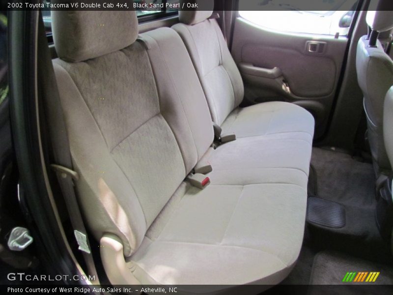 Black Sand Pearl / Oak 2002 Toyota Tacoma V6 Double Cab 4x4