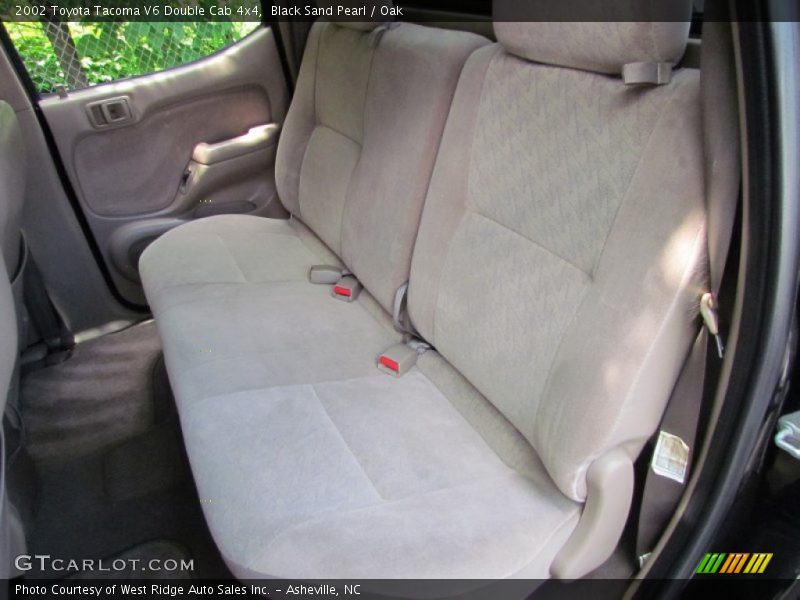 Black Sand Pearl / Oak 2002 Toyota Tacoma V6 Double Cab 4x4