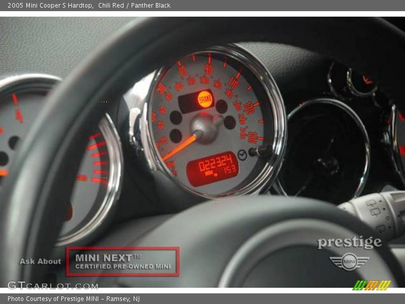 Chili Red / Panther Black 2005 Mini Cooper S Hardtop