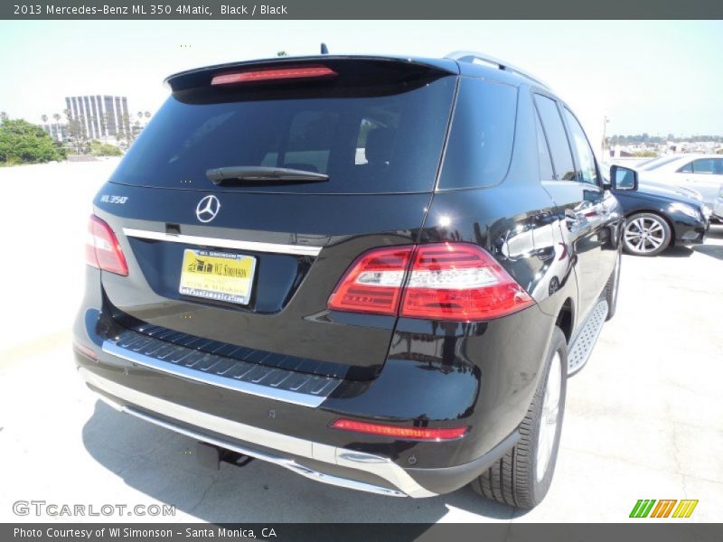 Black / Black 2013 Mercedes-Benz ML 350 4Matic