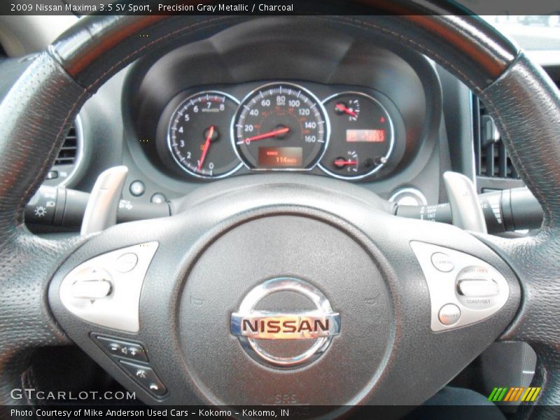 Precision Gray Metallic / Charcoal 2009 Nissan Maxima 3.5 SV Sport