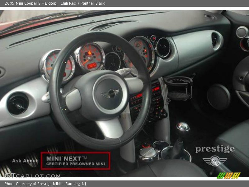 Chili Red / Panther Black 2005 Mini Cooper S Hardtop
