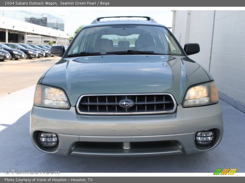 Seamist Green Pearl / Beige 2004 Subaru Outback Wagon