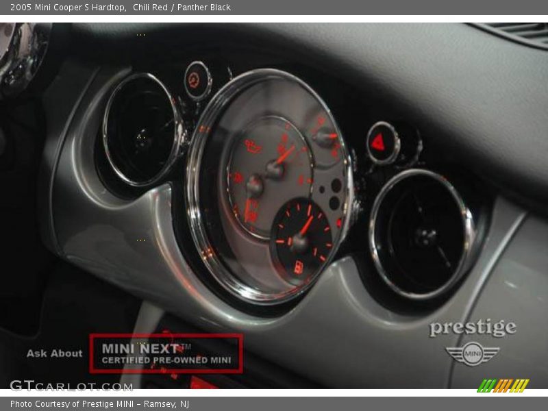 Chili Red / Panther Black 2005 Mini Cooper S Hardtop