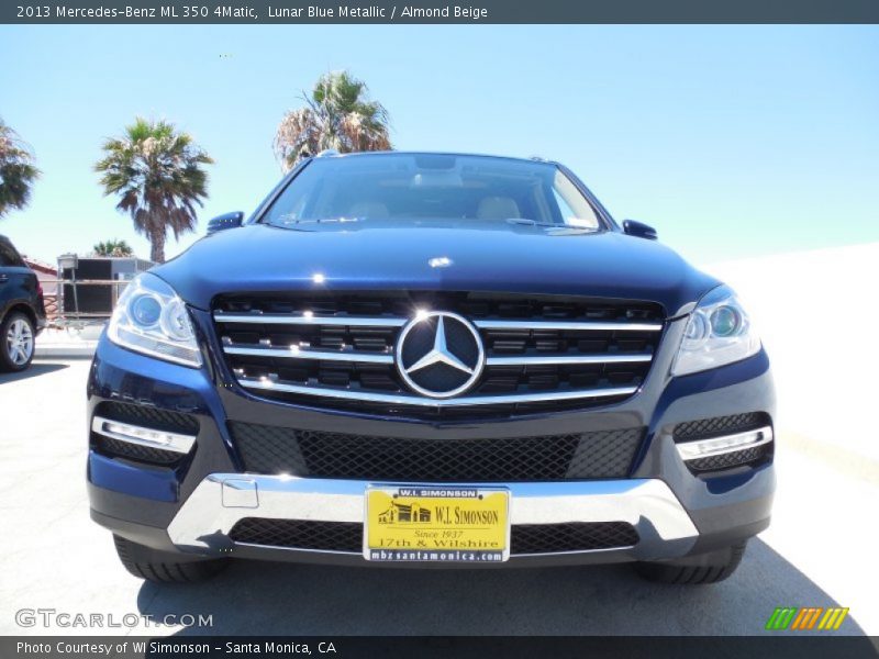 Lunar Blue Metallic / Almond Beige 2013 Mercedes-Benz ML 350 4Matic