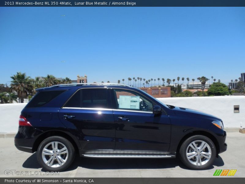 Lunar Blue Metallic / Almond Beige 2013 Mercedes-Benz ML 350 4Matic
