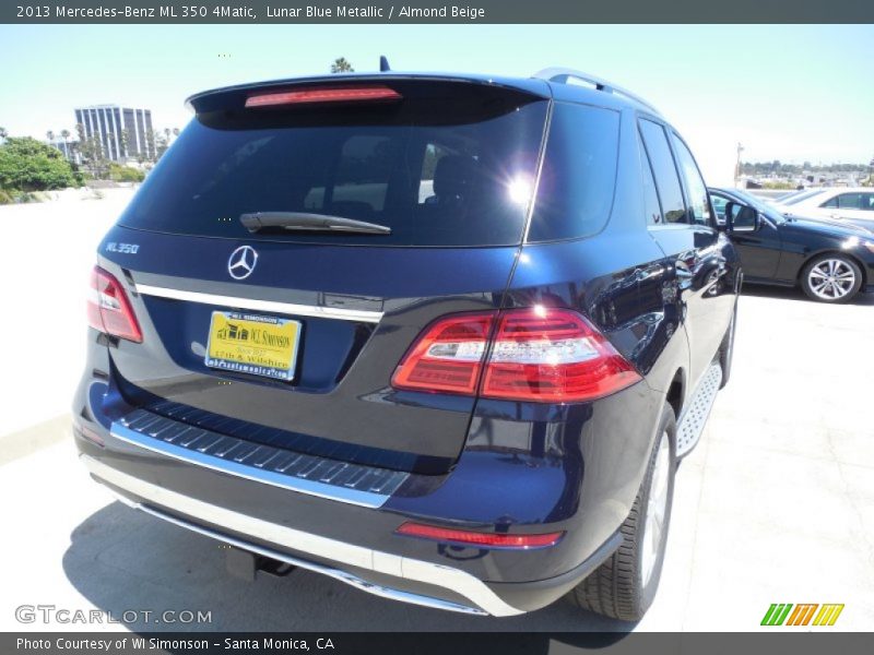 Lunar Blue Metallic / Almond Beige 2013 Mercedes-Benz ML 350 4Matic
