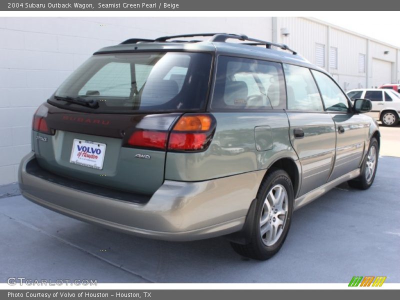 Seamist Green Pearl / Beige 2004 Subaru Outback Wagon