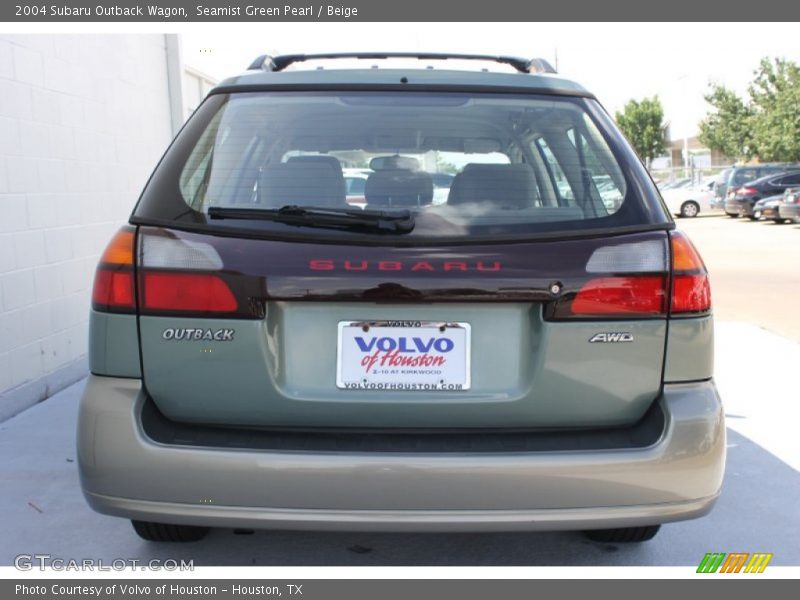 Seamist Green Pearl / Beige 2004 Subaru Outback Wagon