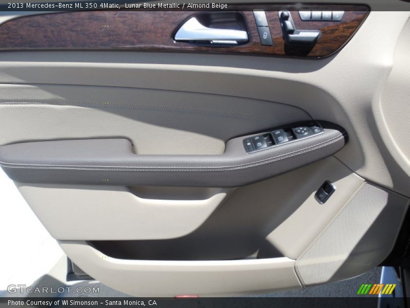 Lunar Blue Metallic / Almond Beige 2013 Mercedes-Benz ML 350 4Matic