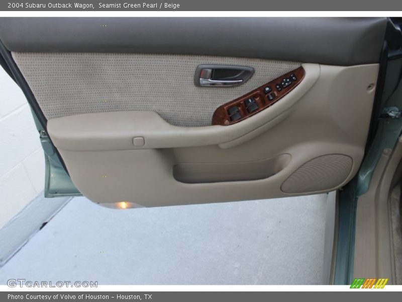 Seamist Green Pearl / Beige 2004 Subaru Outback Wagon