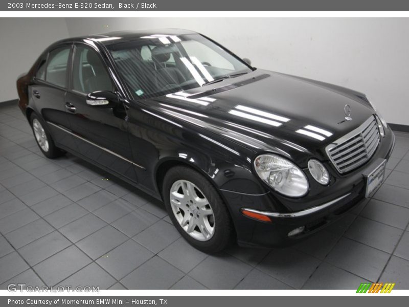 Black / Black 2003 Mercedes-Benz E 320 Sedan