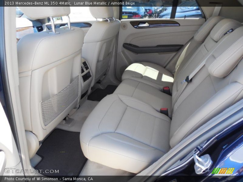 Lunar Blue Metallic / Almond Beige 2013 Mercedes-Benz ML 350 4Matic