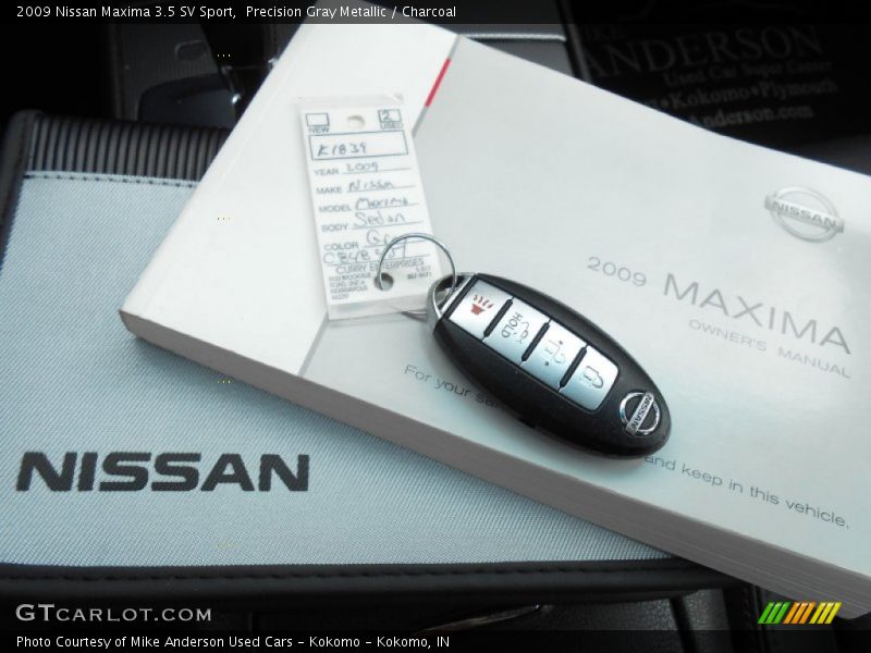Precision Gray Metallic / Charcoal 2009 Nissan Maxima 3.5 SV Sport